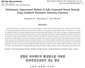 DNN 구조에서 새로운 활성함수 개발(결합된 파라메트릭 활성함수 개발과 성능 입증)